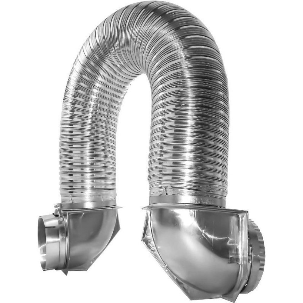 Builder's Best 111926 Transition Duct Close Loop Kit, Silver